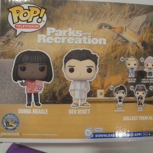 Funko Pop Donna and Ben from Parks & Recreation  New 2 pack